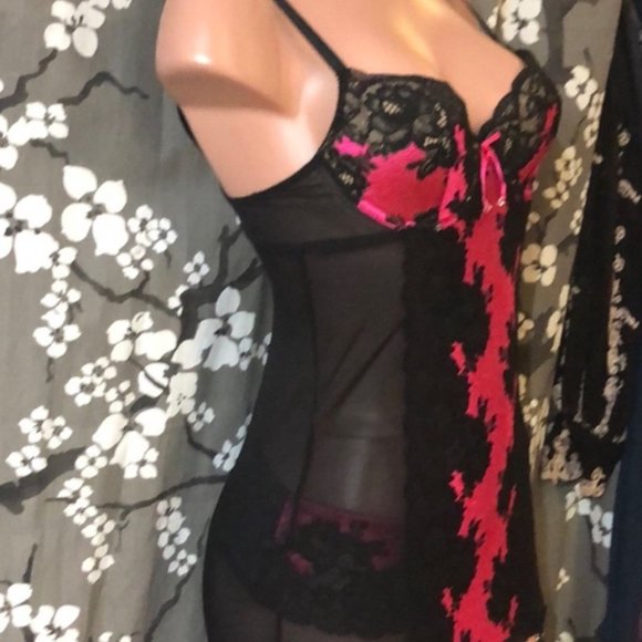 Victoria's Secret Sexy Seduction Lace & Mesh Slip - Picture 3 of 3